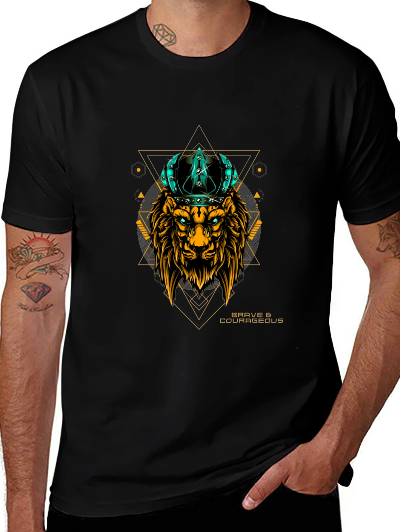 Lion King Graphic Tee - Brave & Courageous