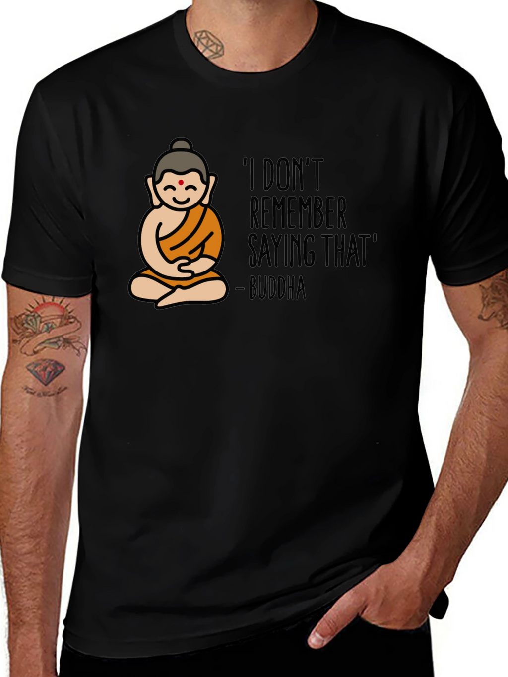 Buddha I Dont Remember Graphic Tee