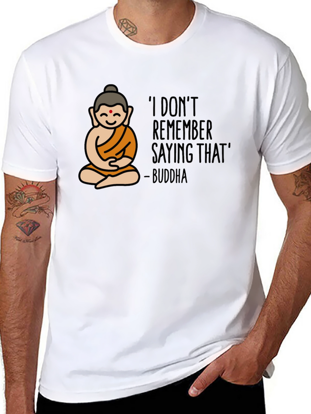 Buddha I Dont Remember Graphic Tee