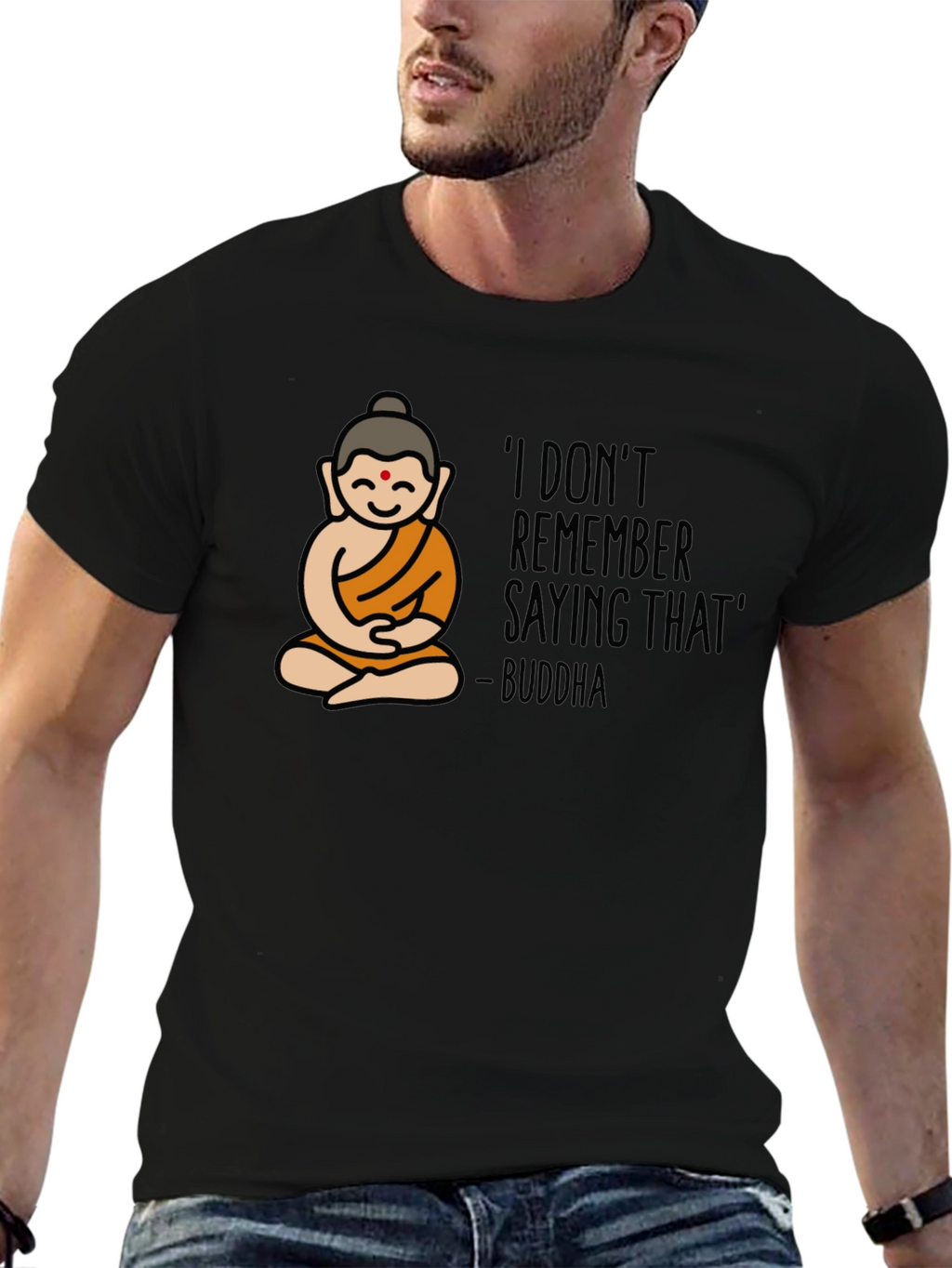 Buddha I Dont Remember Graphic Tee