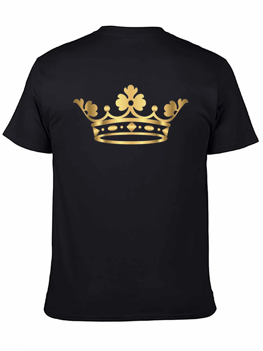 Gold Crown Graphic Tee - Classic Style