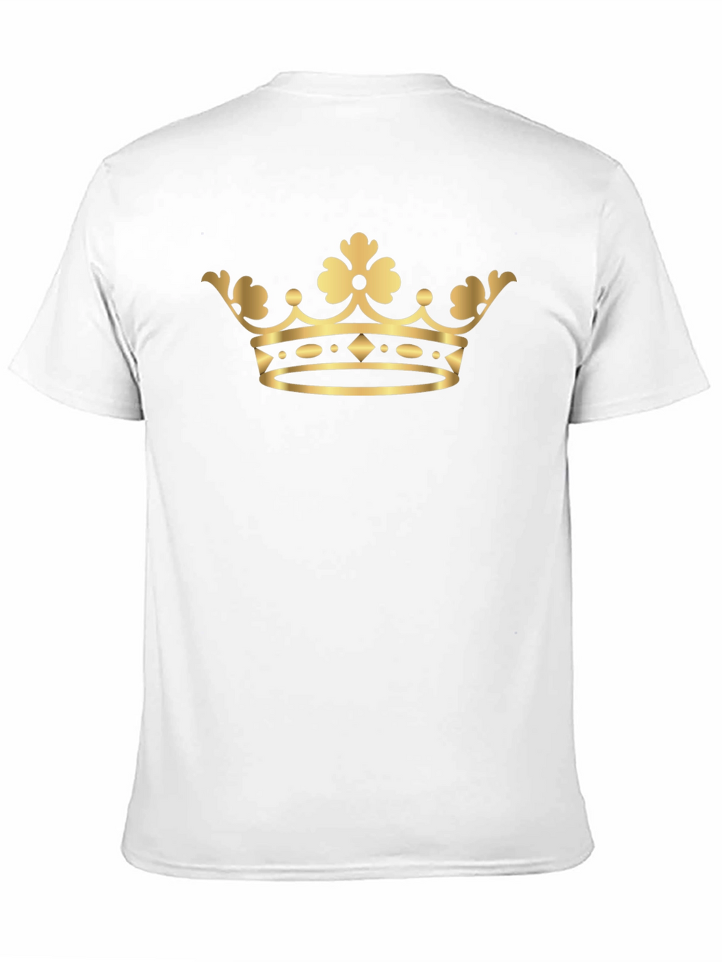Gold Crown Graphic Tee - Classic Style